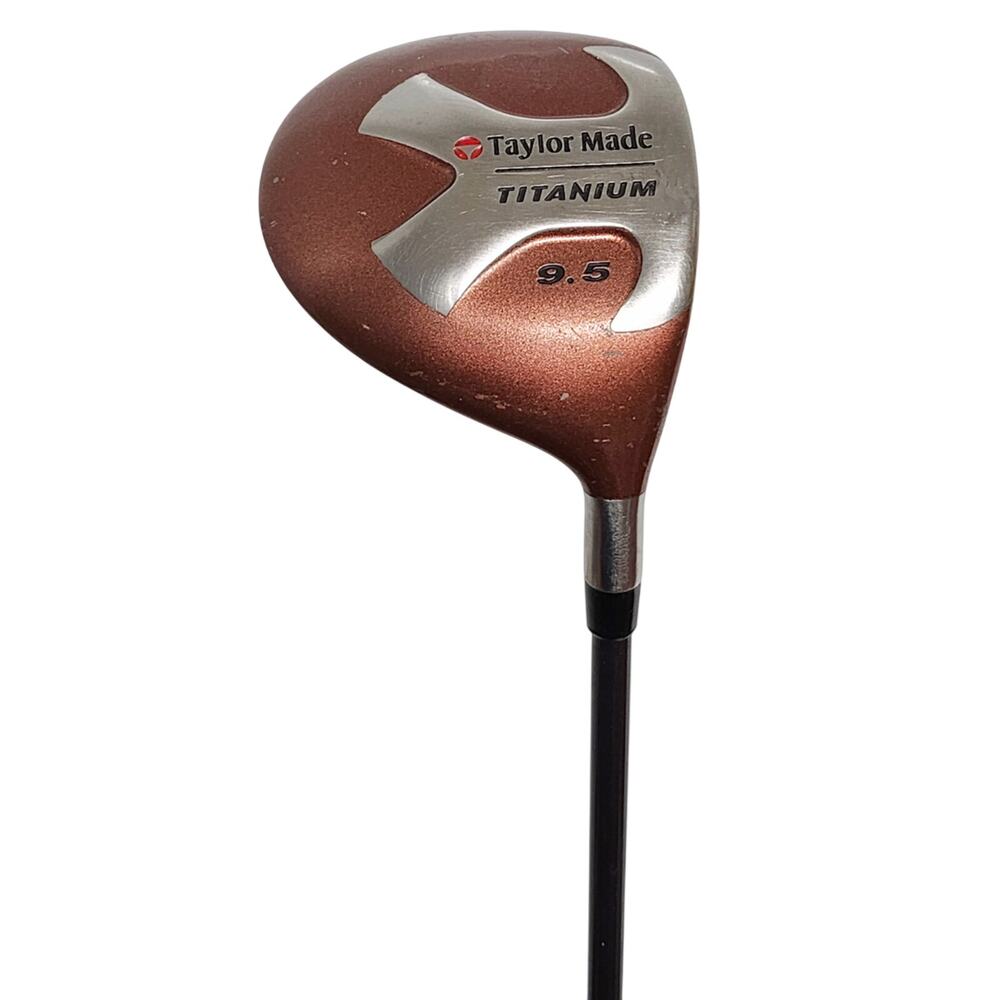 TaylorMade Titanium 9.5° Driver RH Bubble R-80 Plus Regular 45.5" (Bad Grip)